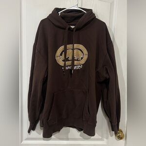 FINAL PRICE Ecko Unlimited Dark Brown Hoodie with Logo
